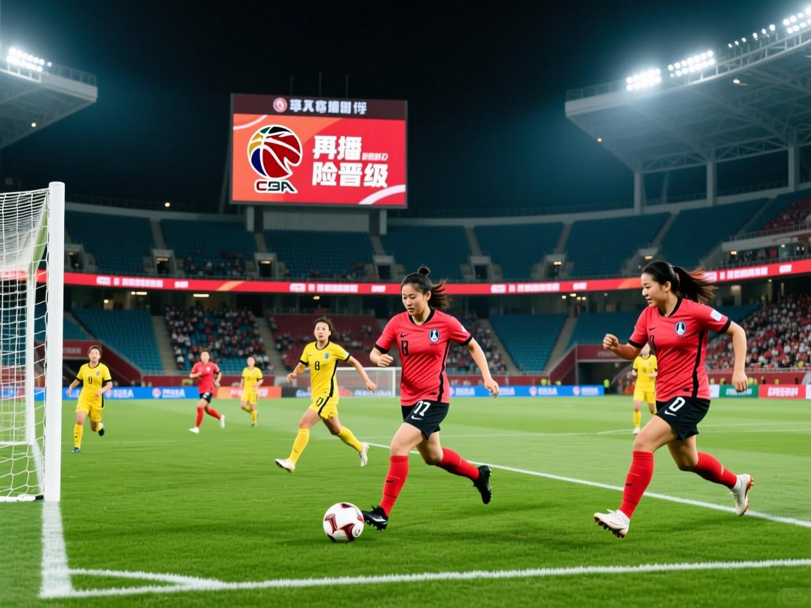 亚洲杯女足比赛：韩国队险胜晋级