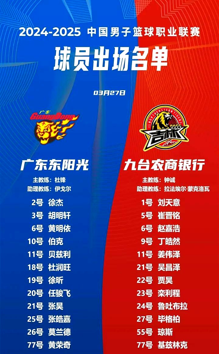 包含广东vs吉林，双方实力均衡悬念十足的词条